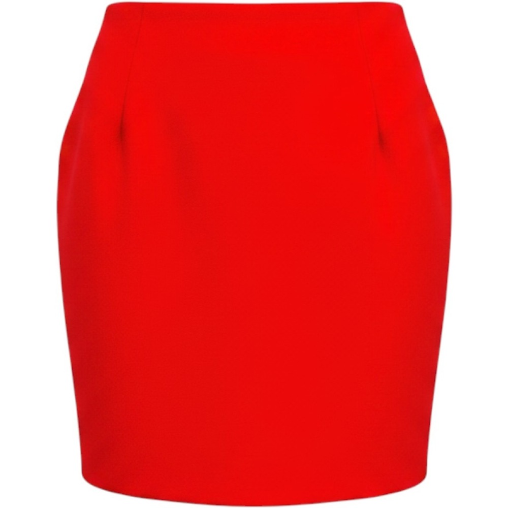 BANANA REPUBLIC PIQUE ORANGE MINI SHIRT LINED FRONT PLEATS SIDE POCKETS SIZE 14